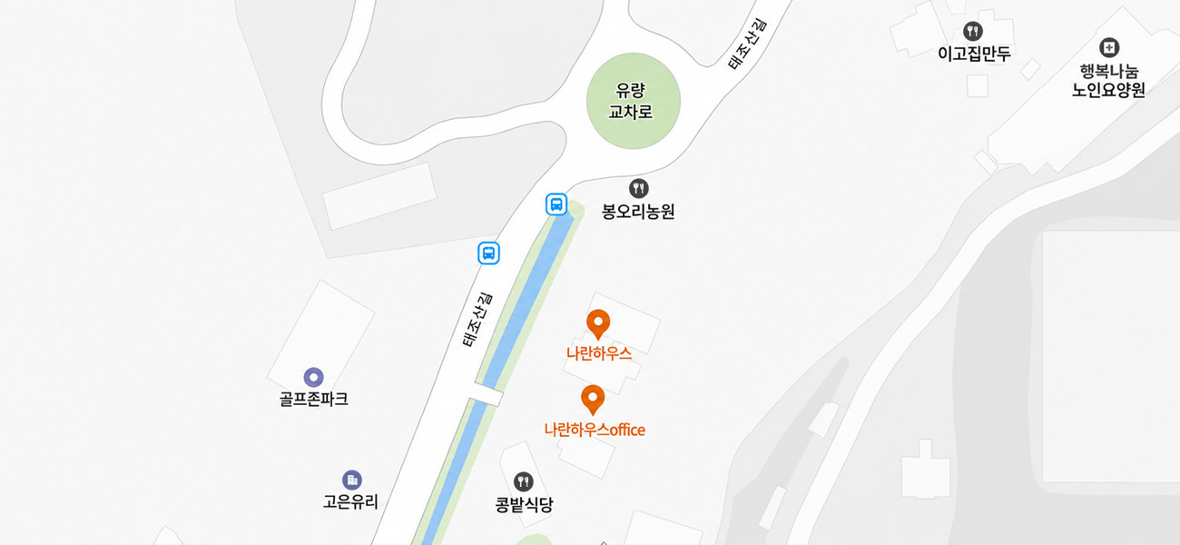 오시는길 지도 이미지